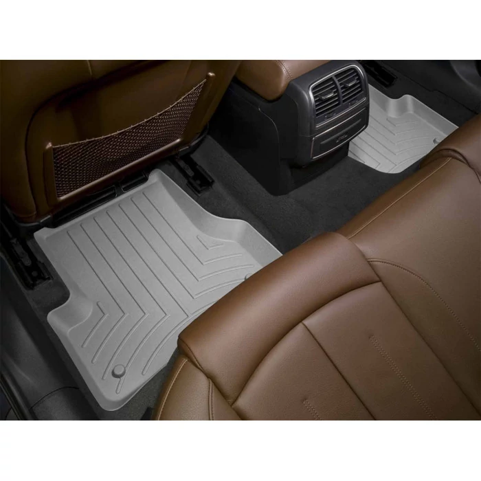 Weathertech® - DigitalFit 1st & 2nd Row Gray Floor Mats with Sedan (4 Door) Models