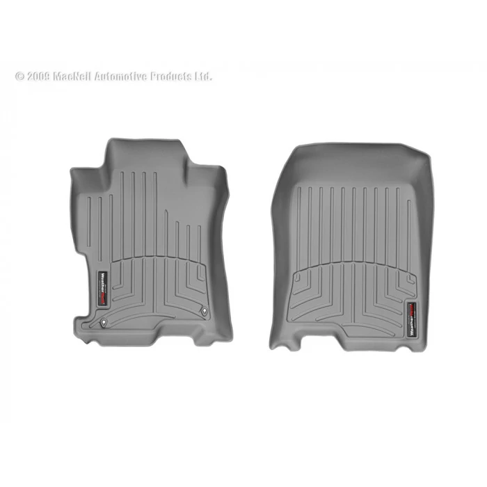 Weathertech® - DigitalFit 1st Row Gray Floor Mats for Coupe (2 Door)/Sedan (4 Door) Models