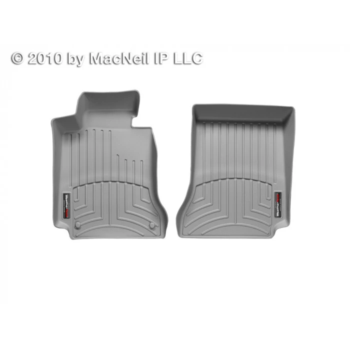 Weathertech® - DigitalFit 1st Row Gray Floor Mats for Coupe (2 Door)/Convertible Models