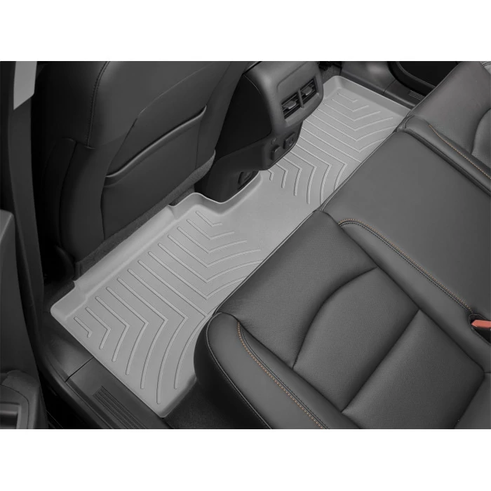 Weathertech® - Floorliner Digitalfit Rear 2nd Row Gray Floor Mat Set for Kia with Standard Drivetrain