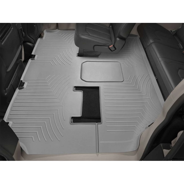 Weathertech® - DigitalFit 2nd Row Gray Floor Mats for Models with Rear Row Console