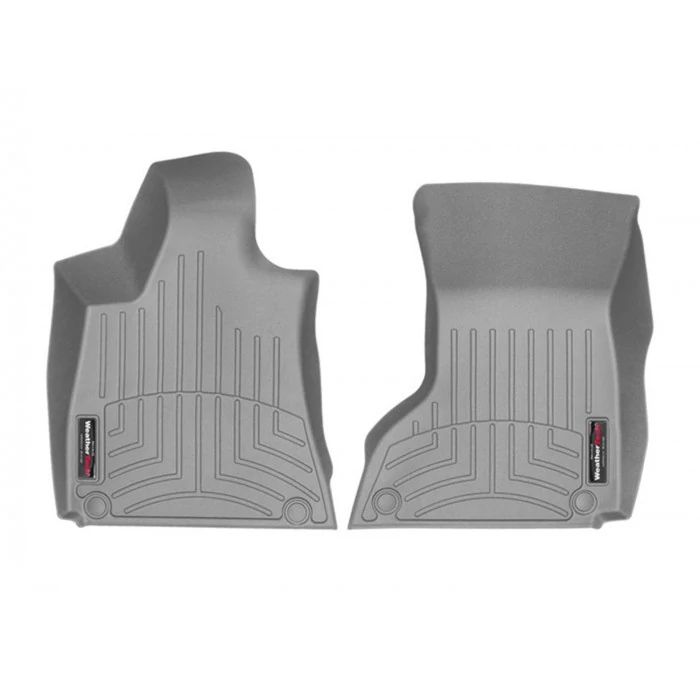 Weathertech® - DigitalFit 1st Row Gray Floor Mats for All Wheel Drive Models with Style 1 Grommet