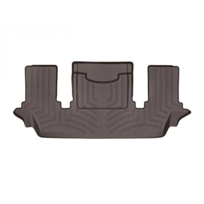 Weathertech® - DigitalFit 2nd Row Cocoa Floor Mats for Models with Rear Row Bucket Seating and Full Console