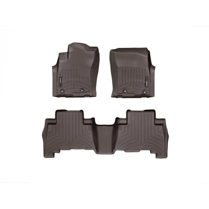 Weathertech® - DigitalFit 1st & 2nd Row Cocoa Floor Mats