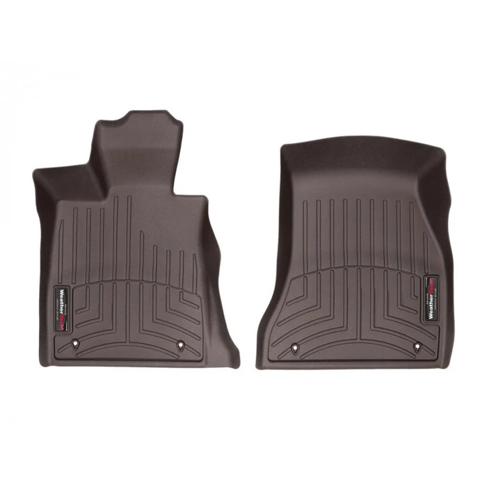 Weathertech® - DigitalFit 1st Row Cocoa Floor Mats for Models without Rear Executive Lounge Seating Package
