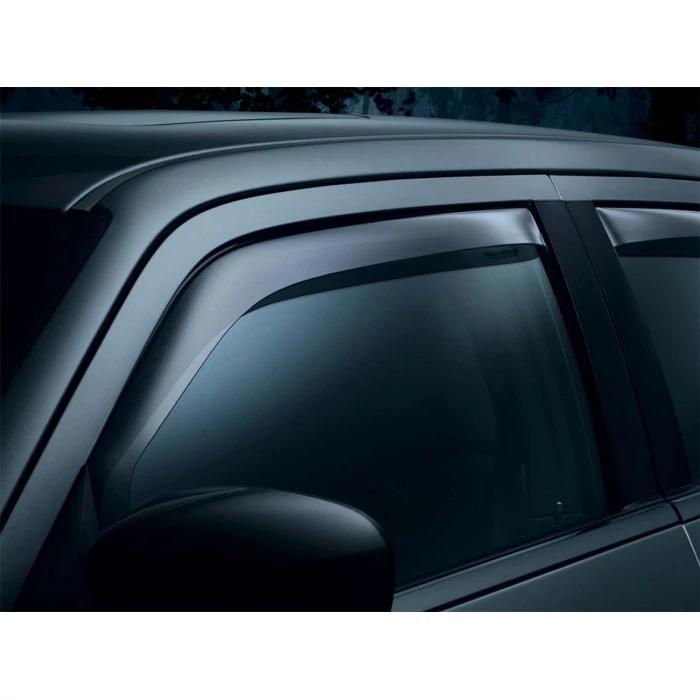 Weathertech® - Front Light Smoke Side Window Deflectors for Hatchback Models