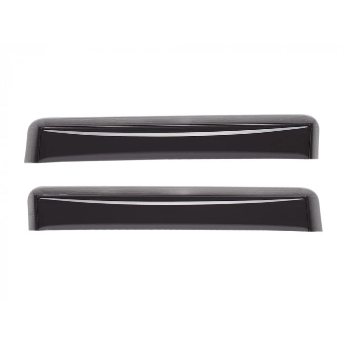 Weathertech® - Rear Dark Tint Side Window Deflectors for Crew Cab Models