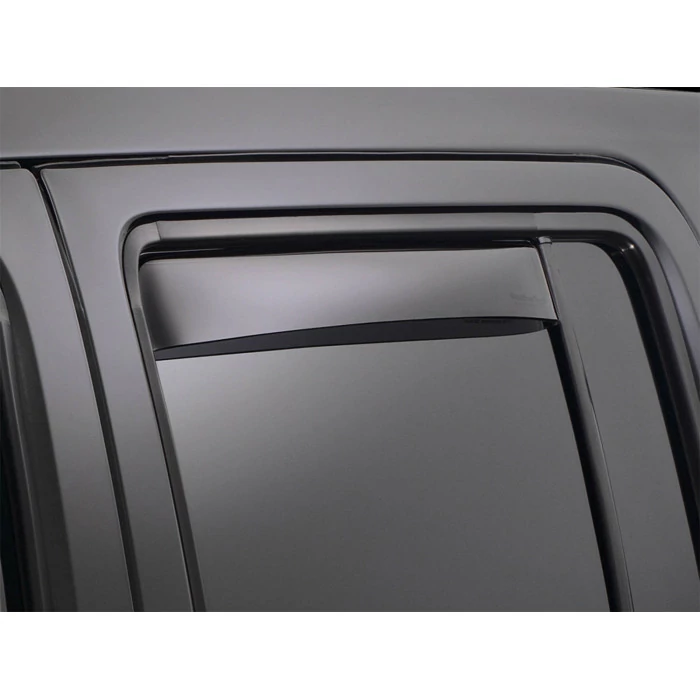 Weathertech® - Rear Dark Tint Side Window Deflectors for Crew Cab Models