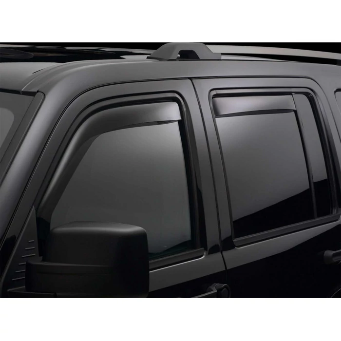 Weathertech® - Front/Rear Dark Tint Side Window Deflectors for 4-Door Models