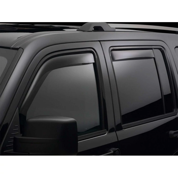 Weathertech® - Front/Rear Dark Tint Side Window Deflectors for Sedan (4 Door) Models