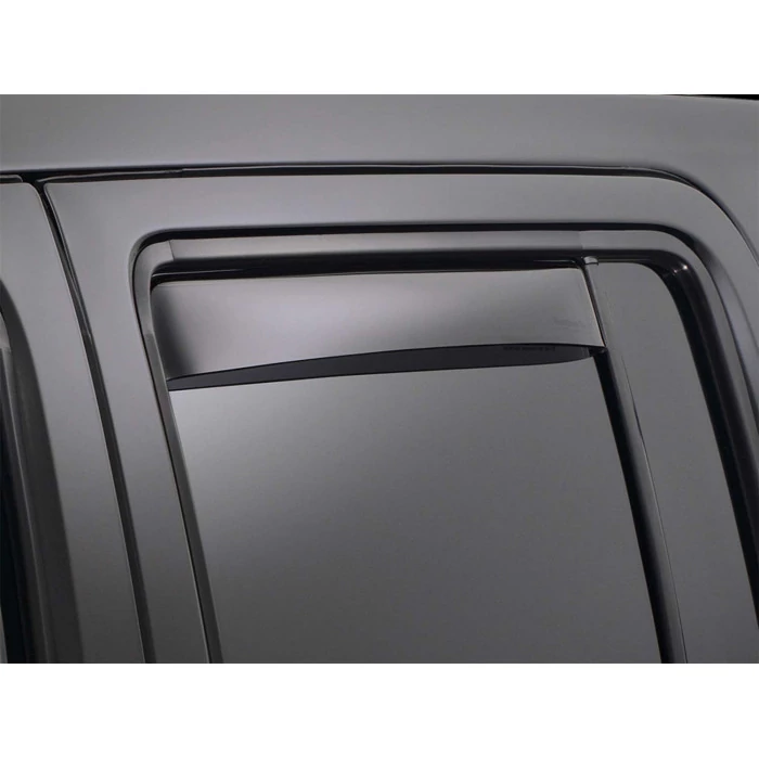 Weathertech® - Rear Dark Tint Side Window Deflectors for Extended Cab Models