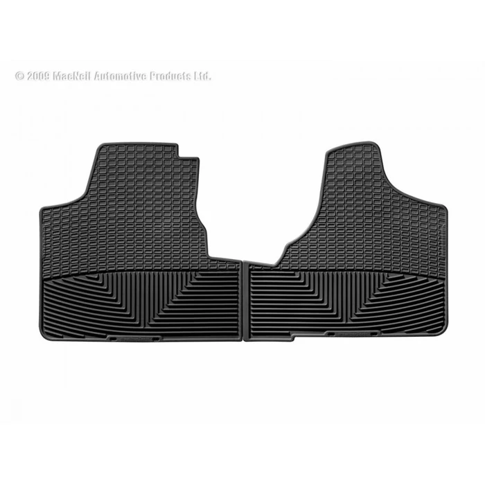 Weathertech® - All-Weather 1st Row Black Floor Mats for Models without Video System