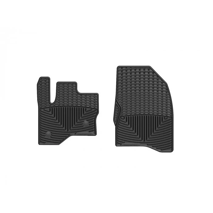 Weathertech® - All-Weather 1st Row Black Floor Mats for Models with Two Retention Posts without Hooks On Drivers Side Floor