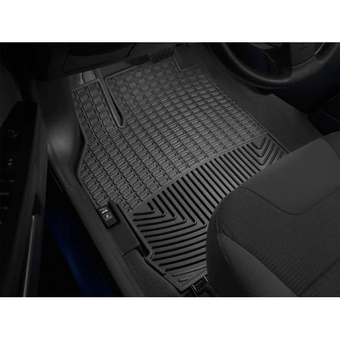 Weathertech® - All-Weather 1st Row Black Floor Mats for Models with Dual Floor Posts