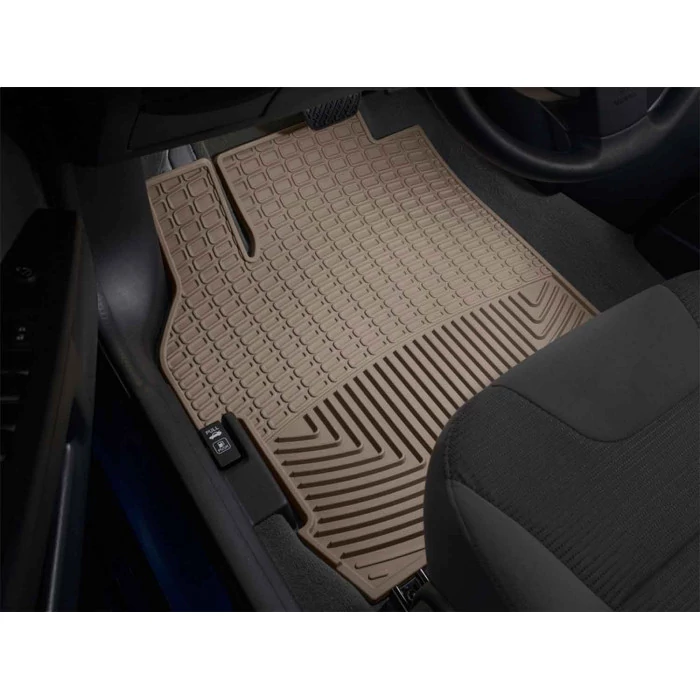 Weathertech® - All-Weather 1st Row Tan Floor Mats for Models with Dual Floor Posts