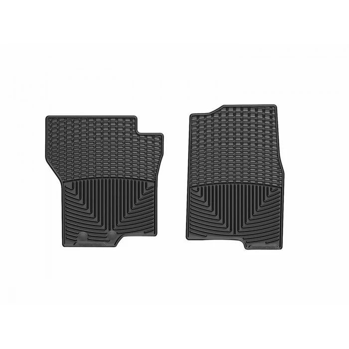 Weathertech® - All-Weather 1st Row Black Floor Mats for Models with 2 Retention Posts