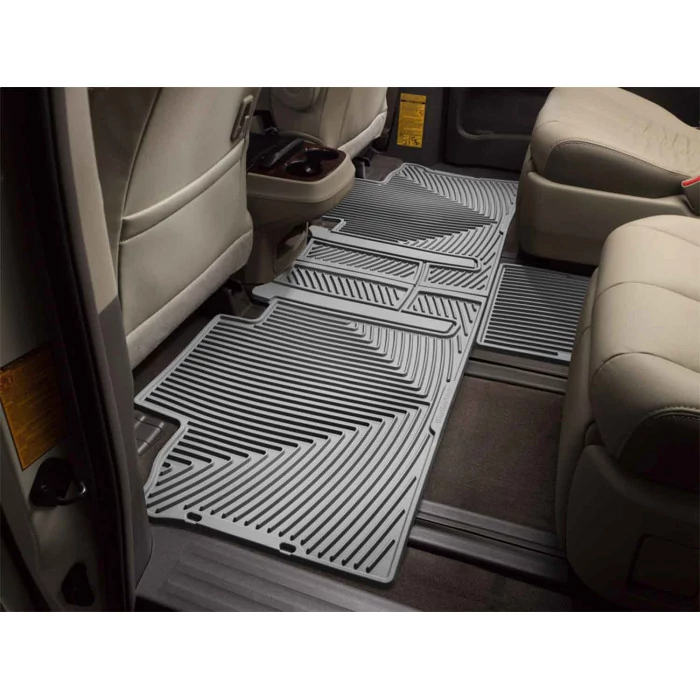 Weathertech® - All-Weather 2nd Row Gray Floor Mats for Models with 8 Passenger Seating