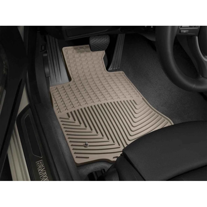 Weathertech® - All-Weather 1st Row Tan Floor Mats for Coupe (2 Door)/Convertible Models