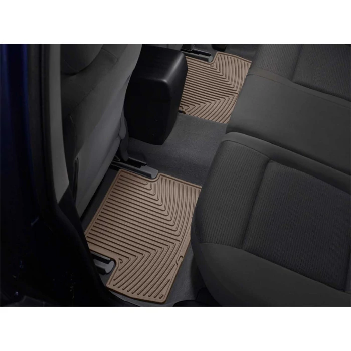 Weathertech® - All-Weather 2nd Row Tan Floor Mats for Convertible/Coupe (2 Door)/Sedan (4 Door) Models