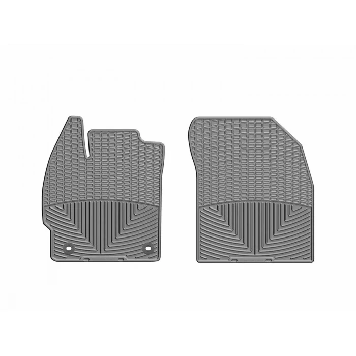 Weathertech® - All-Weather 1st Row Gray Floor Mats for Models with Driver Side Twist Style Floor Posts