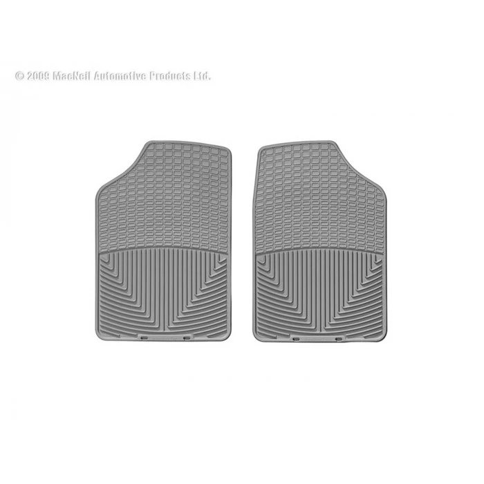 Weathertech® - All-Weather 1st Row Gray Floor Mats for Regular Cab/Extended Cab/Convertible/Sedan (4 Door) Models with Video System