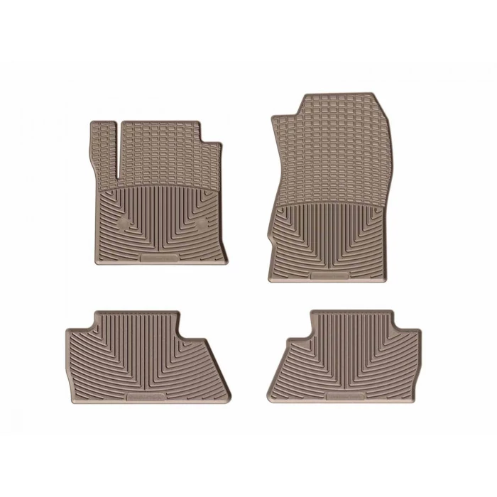 Weathertech® - All-Weather 1st & 2nd Row Tan Floor Mats for Crew Cab Models