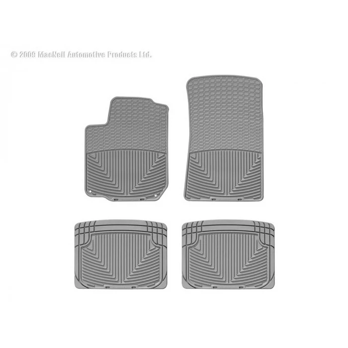 Weathertech® - All-Weather 1st & 2nd Row Gray Floor Mats for Crew Cab Models
