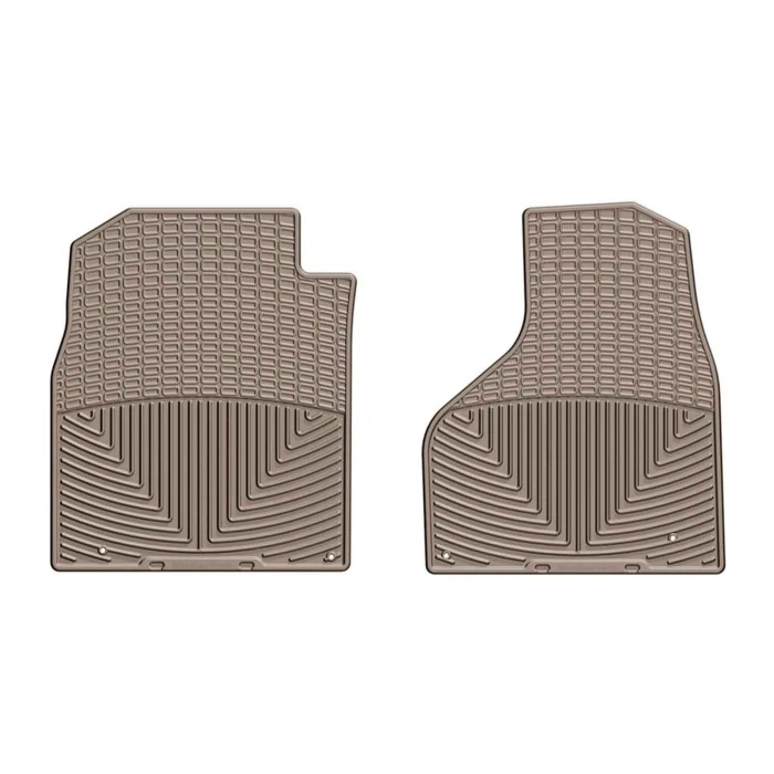 Weathertech® - All-Weather 1st Row Tan Floor Mats for Crew Cab/Extended Cab/Regular Cab/Extended Crew Cab Models with Passenger Side Retention Device