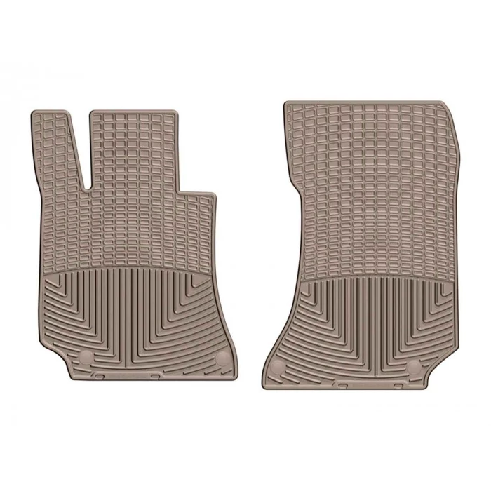 Weathertech® - All-Weather 1st Row Tan Floor Mats for Sedan (4 Door)/Station Wagon Models with Driver And Passenger Side Floor Posts