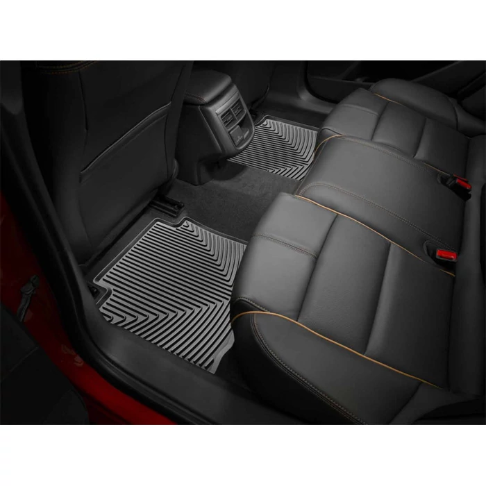 Weathertech® - All-Weather 2nd Row Black Floor Mats for Sedan (4 Door)/Station Wagon Models