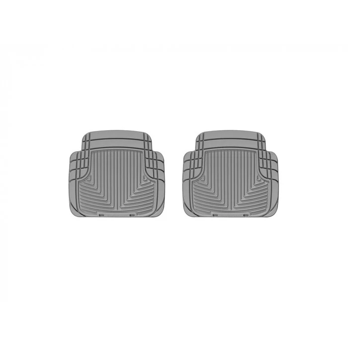 Weathertech® - All-Weather 2nd Row Gray Floor Mats for Coupe (2 Door)/Convertible/Sedan (4 Door)/Station Wagon Rear Wheel Drive Models