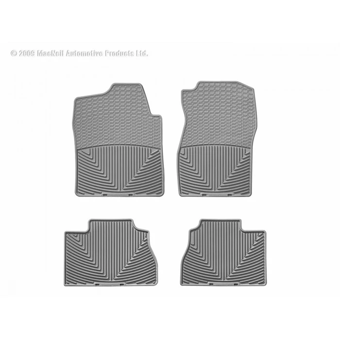 Weathertech® - All-Weather 1st & 2nd Row Gray Floor Mats for Crew Cab/Extended Cab Models