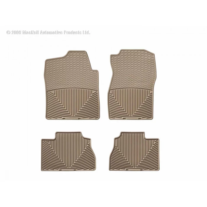 Weathertech® - All-Weather 1st & 2nd Row Tan Floor Mats for Crew Cab/Extended Cab Models