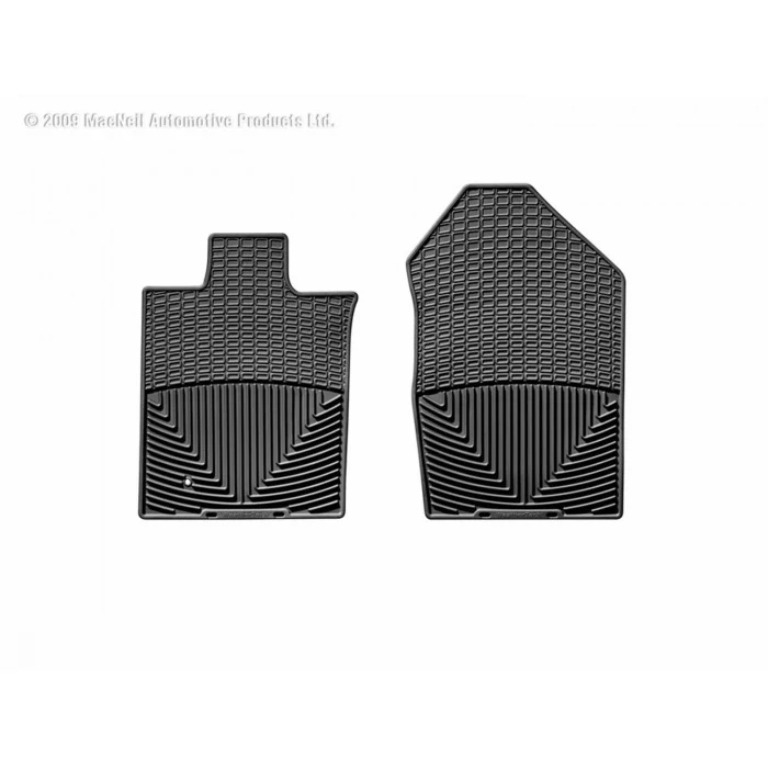 Weathertech® - All-Weather 1st Row Black Floor Mats for Models with Hook Retention Device