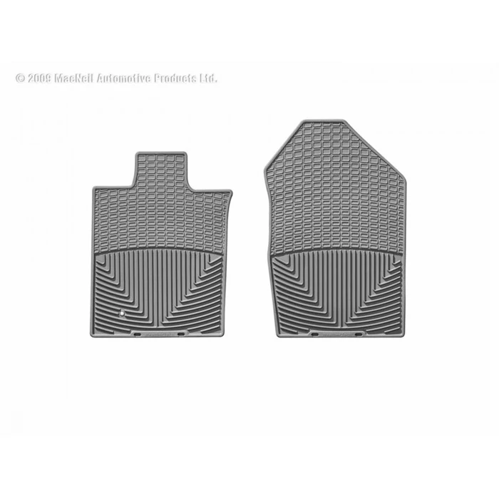 Weathertech® - All-Weather 1st Row Gray Floor Mats for Models with Hook Retention Device