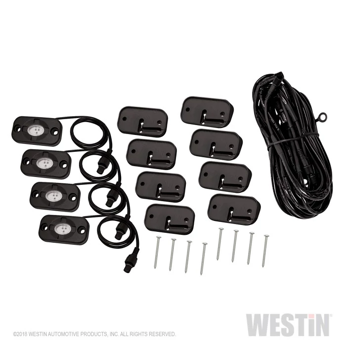 Westin® - Universal/WJ2 Bumper LED Rock Light Kit