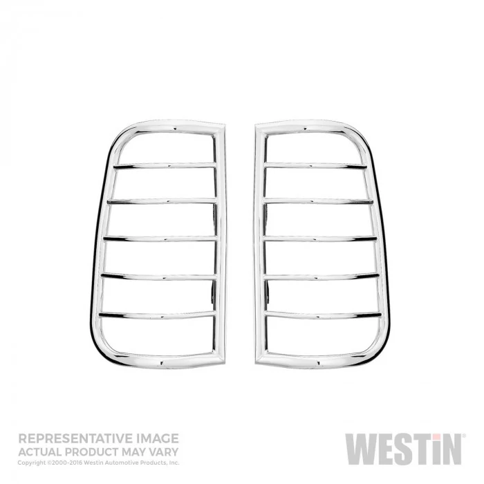 Westin® - Sportsman Tail Light Guard Chrome