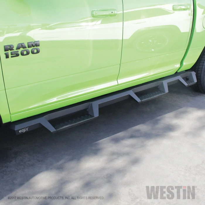Westin® - HDX Drop Wheel to Wheel Nerf Step Bars For Crew Cab