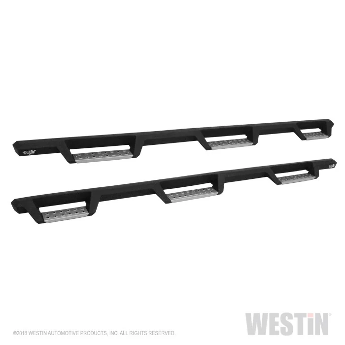 Westin® - HDX Stainless Drop Wheel To Wheel Nerf Step Bars For Crew Cab