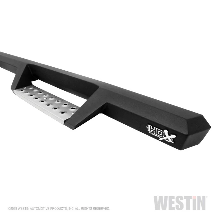 Westin® - HDX Stainless Drop Wheel To Wheel Nerf Step Bars For Crew Cab