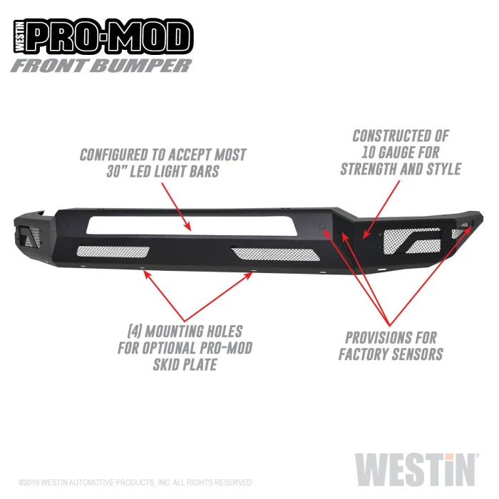 Westin® - Pro-Mod Front Bumper