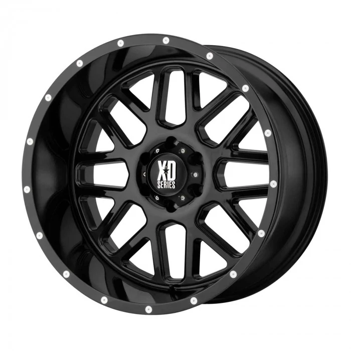 Xd Series - Grenade Satin Black with Machined Face (16" X 7" ,Offset : 42 ,Bolt Pattern : 5" X 114.30" ,Hub Bore : 84.10Mm)