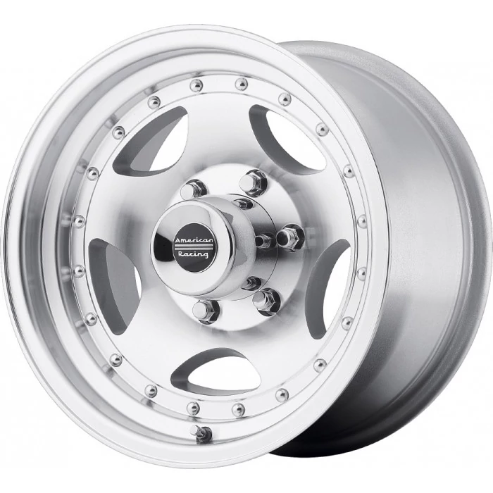 American Racing® - Ar23 Machined With Clear Coat (14" X 7" ,Offset : -6 ,Bolt Pattern : 5" X 114.30" ,Hub Bore : 83.06Mm)