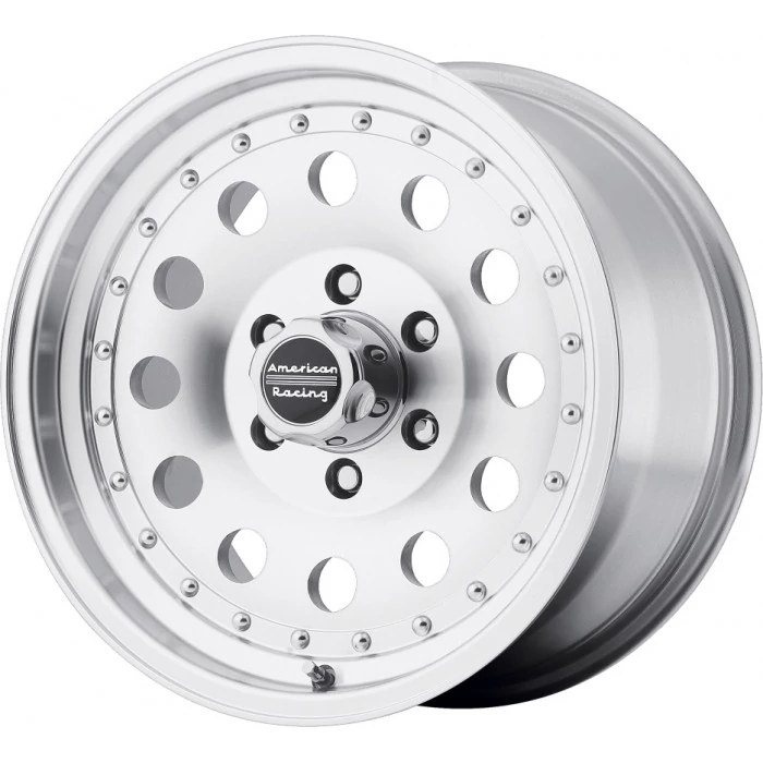 American Racing® - Outlaw Ii Machined With Clear Coat (14" X 6" ,Offset : 6 ,Bolt Pattern : 5" X 114.30" ,Hub Bore : 83.06Mm)