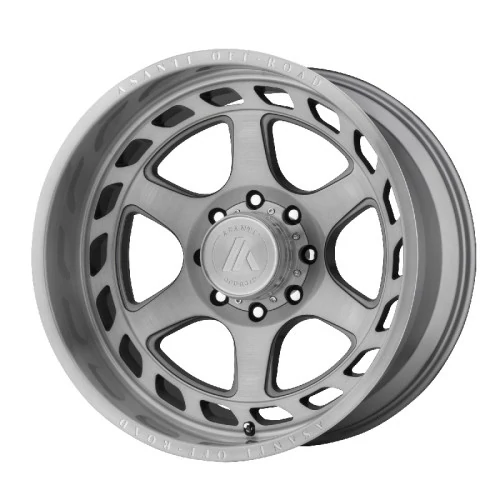 Asanti Wheels® - AB816 ANVIL Titanium with Brushed Face (20"x10", Offset: -18 mm, Bolt Pattern: 6x135, Hub Bore: 87.1 mm)