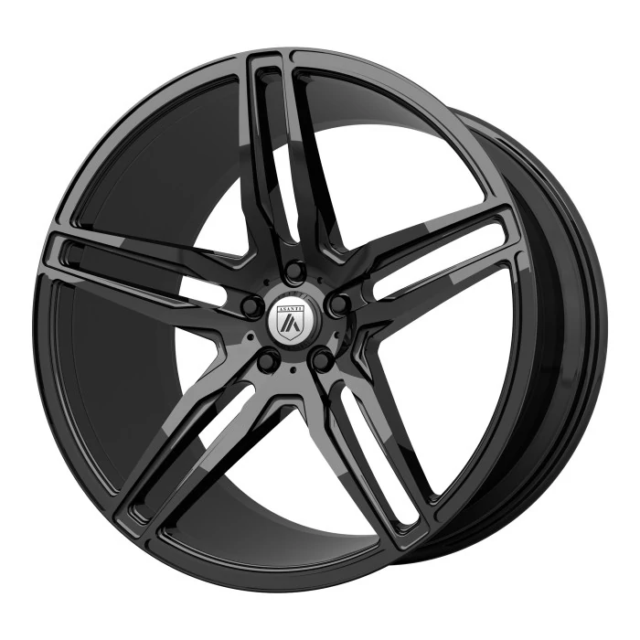 Asanti Wheels® - ABL-12 ORION Gloss Black (19"x9.5", Offset: 45 mm, Bolt Pattern: 5x120.65, Hub Bore: 74.1 mm)