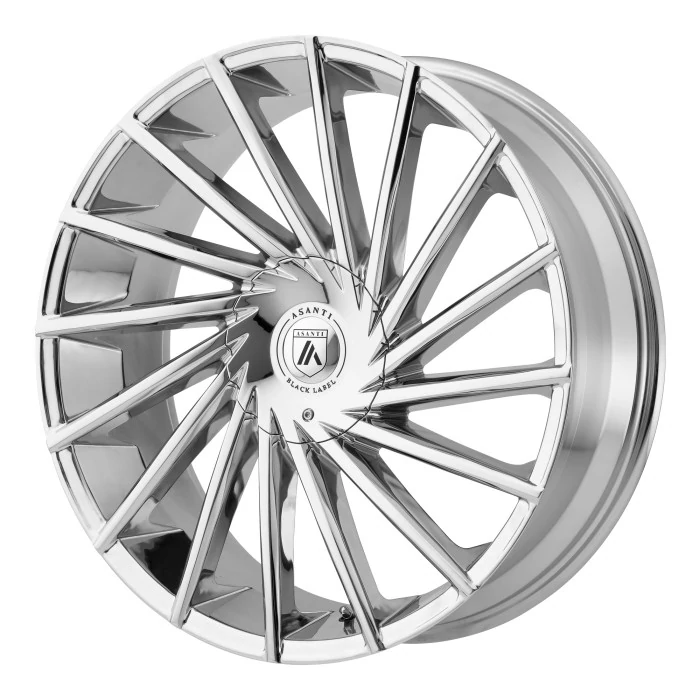 Asanti Wheels® - ABL-18 MATAR Chrome (20"x8.5", Offset: 30 mm, Bolt Pattern: Blank, Hub Bore: 72.56 mm)
