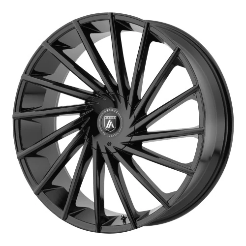Asanti Wheels® - ABL-18 MATAR Gloss Black (28"x10", Offset: 30 mm, Bolt Pattern: Blank, Hub Bore: 72.56 mm)