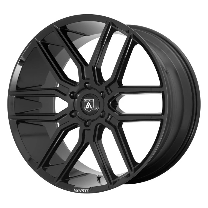 Asanti Wheels® - ABL-28 BARON Gloss Black (20"x9", Offset: 30 mm, Bolt Pattern: 6x135, Hub Bore: 87.1 mm)