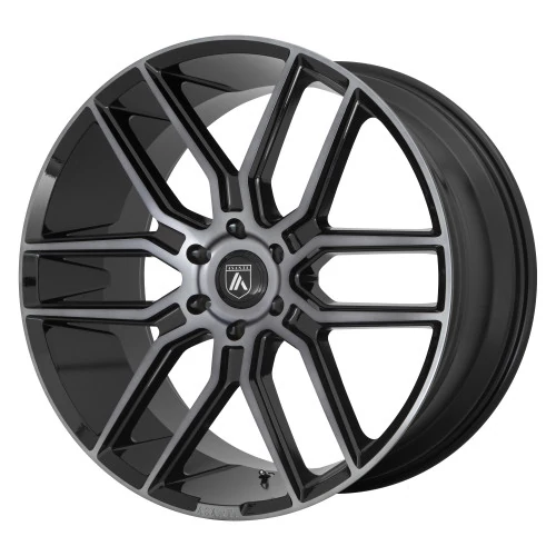 Asanti Wheels® - ABL-28 BARON Gloss Black with Gray Tint (20"x9", Offset: 30 mm, Bolt Pattern: 6x135, Hub Bore: 87.1 mm)